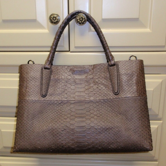 Coach Soft Borough Embossed Leather Handbag 32349 - Picture 2 of 16